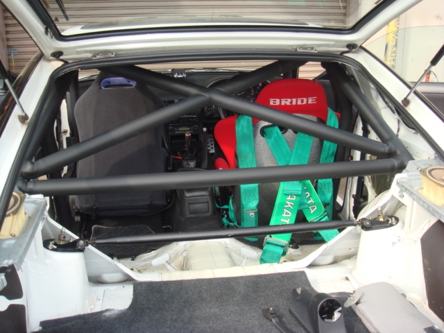 180SX Sunroof of saitorollcage